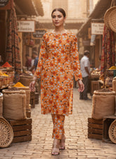 2 Pcs Ladies Suit  Des  117